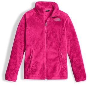 Pink north face girls jacket